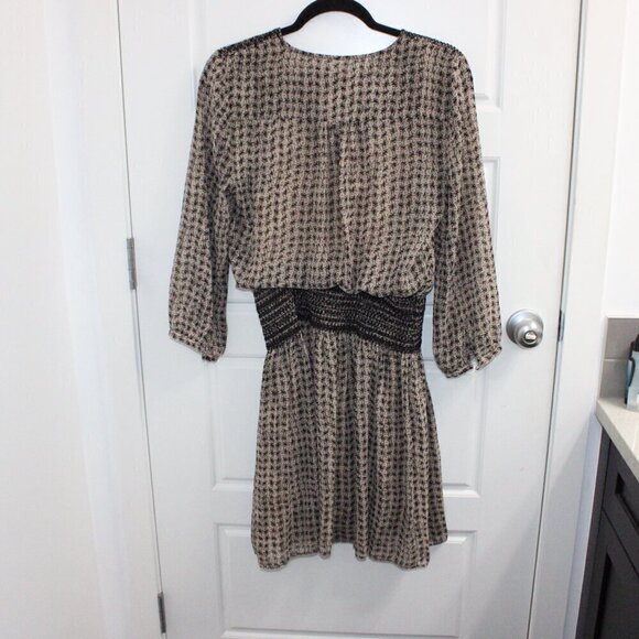 Anthropologie Vanessa Virginia Daytripper Dress Fully Lined Smocked Waist Small - Picture 3 of 3